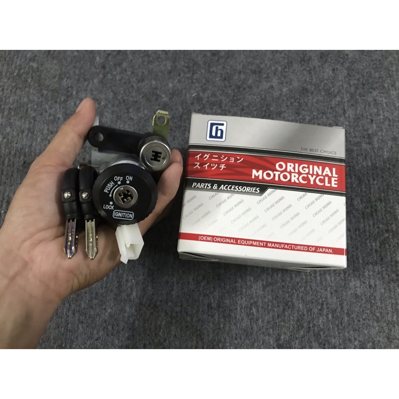 Bộ ổ khoá 6 cạnh lắp đặc cho wave sirus