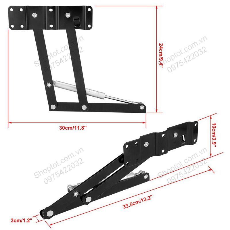 Bộ 2 tay nâng mặt bàn thông minh KY-101