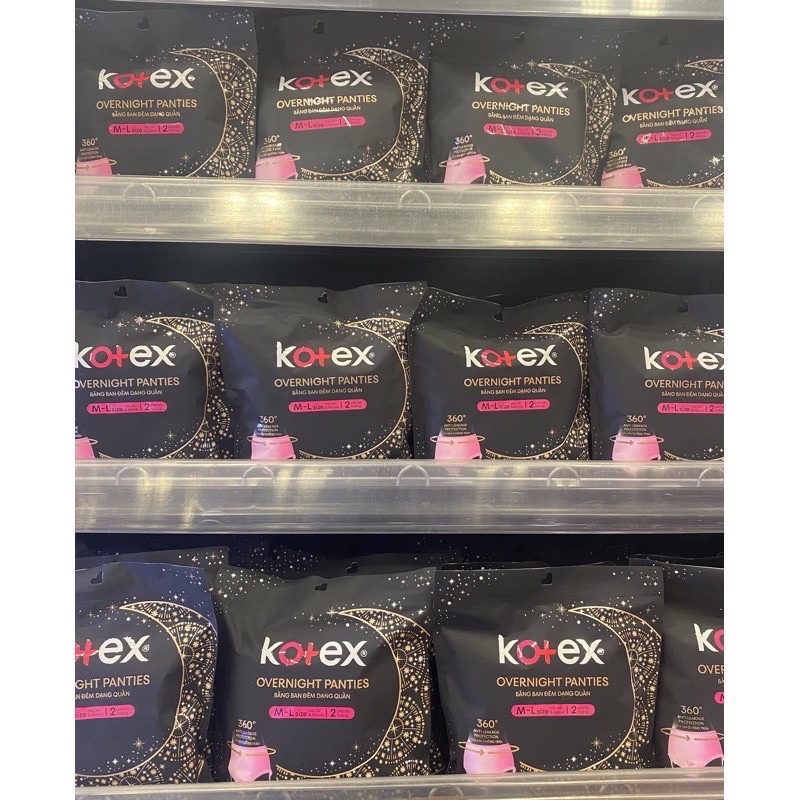 [ COMBO 10 GÓI ] BĂNG VỆ SINH DẠNG QUẦN  KOTEX M/L 2 MIẾNG