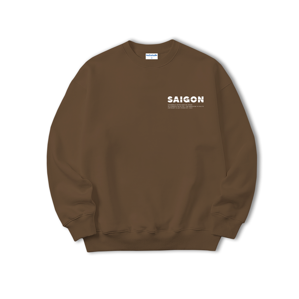 Áo sweater LAVI - SAIGON nỉ chân cua