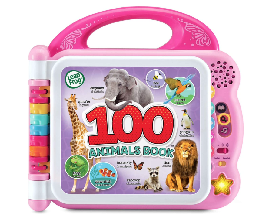 LeapFrog 100 Animals Book (Frustration Free Packaging), Pink