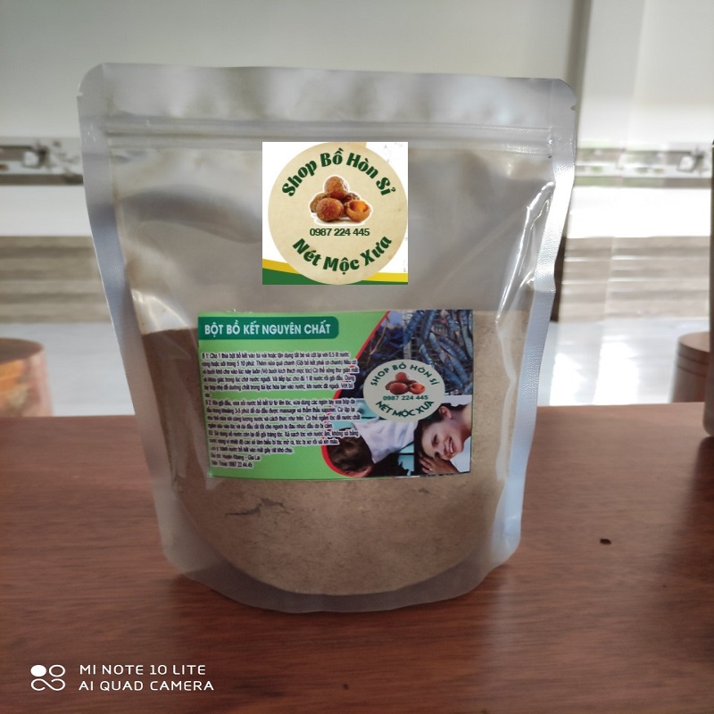 Bột bồ kết mịn nướng tách hạt rang xay (1kg )