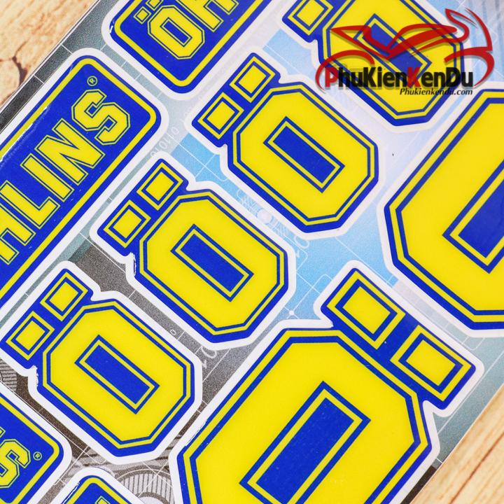 TEM NỔI OHLINS XE MÁY NGUYÊN TẤM [TẶNG KÈM 1 TEM STICK]