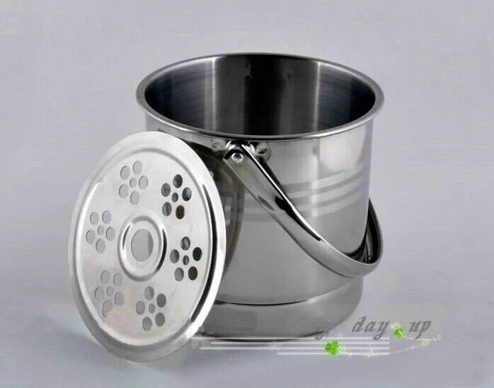 Xô đựng đá inox có quai sách dung tích 2 lít