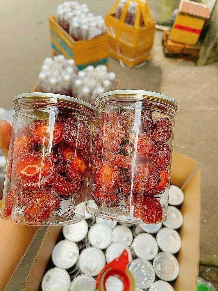 MƠ VÀNG SẤY CHANH MUỐI ỚT 🌶🌶🌶 hủ 400g