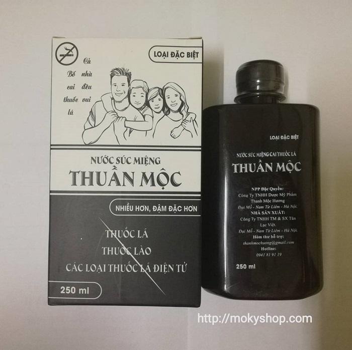 Nước súc miệng Thuần Mộc Cai  th  lá