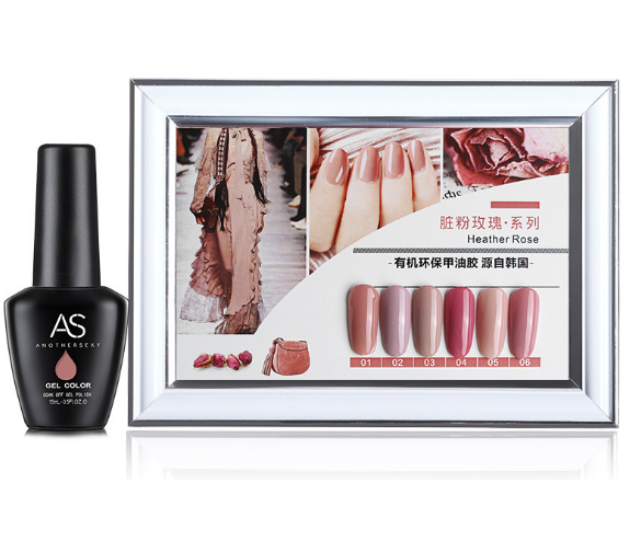 Sơn gel AS - màu hoa hồng mã ZF