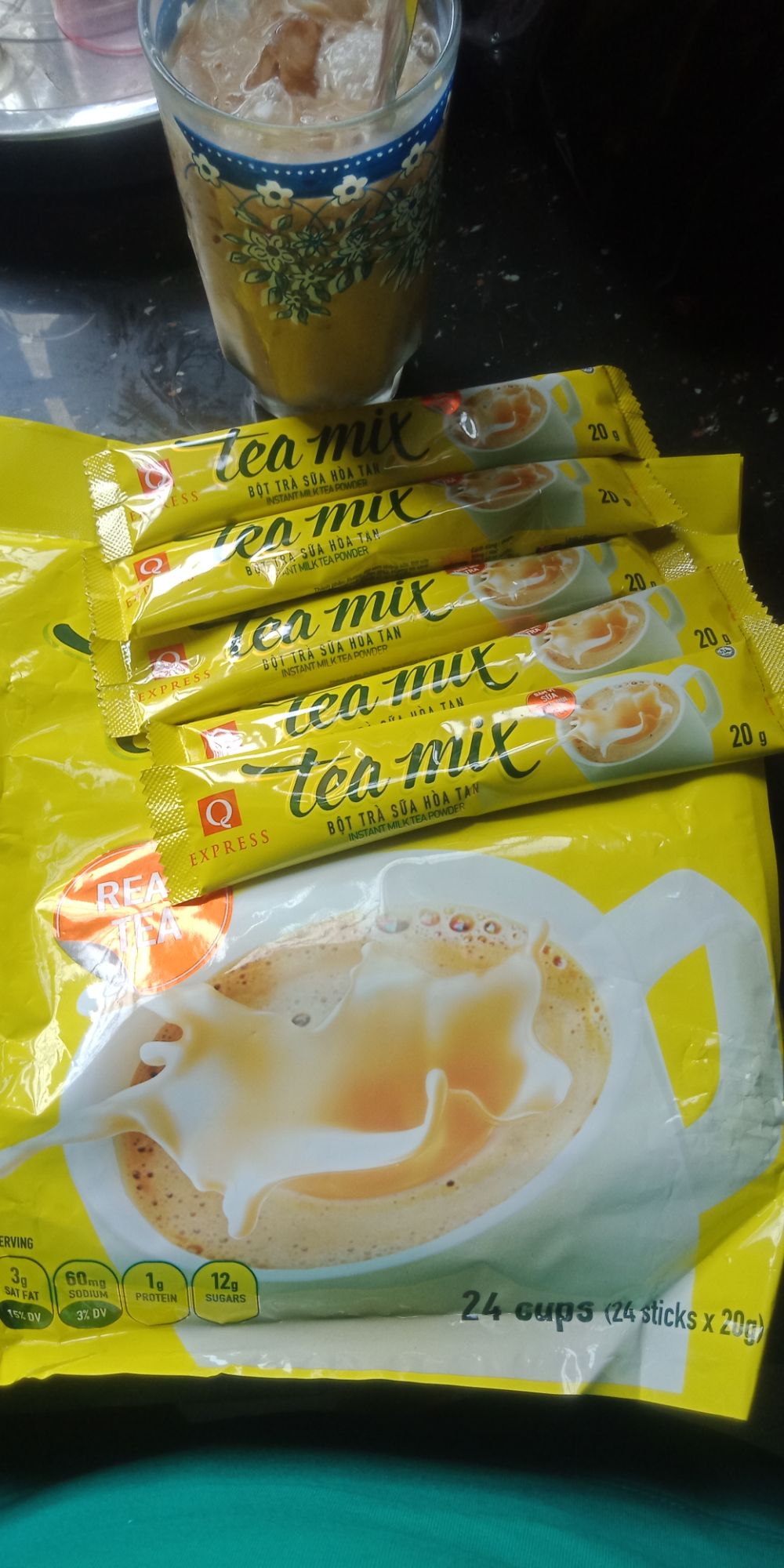 Trà sữa Trần Quang Tea mix, thơm béo, gói 24 tip