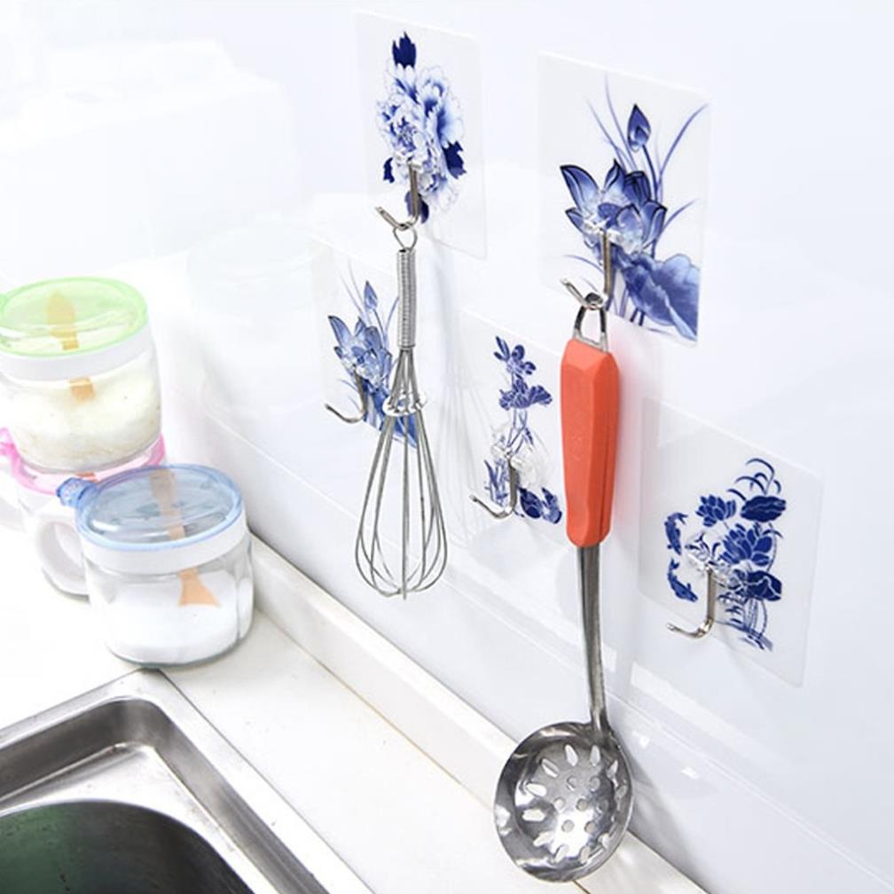 Set 10 Móc Dán Tường 3D Chịu Lực Siêu Chắc
