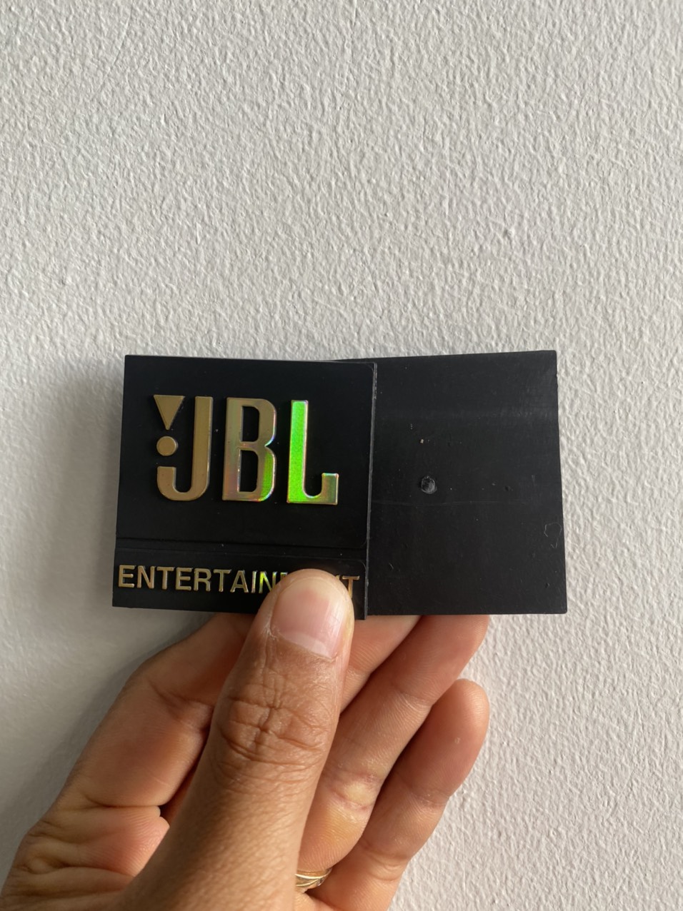Tem loa JBL nhựa cứng 5cm, giá 1 cặp