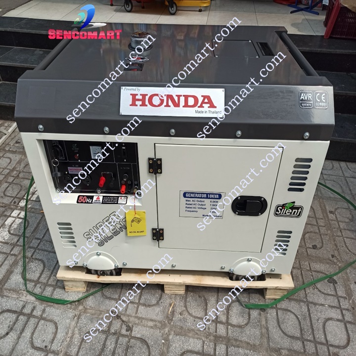 Máy phát điện chạy dầu Honda 10Kva hàng chính hãng nhập khẩu Thái Lan