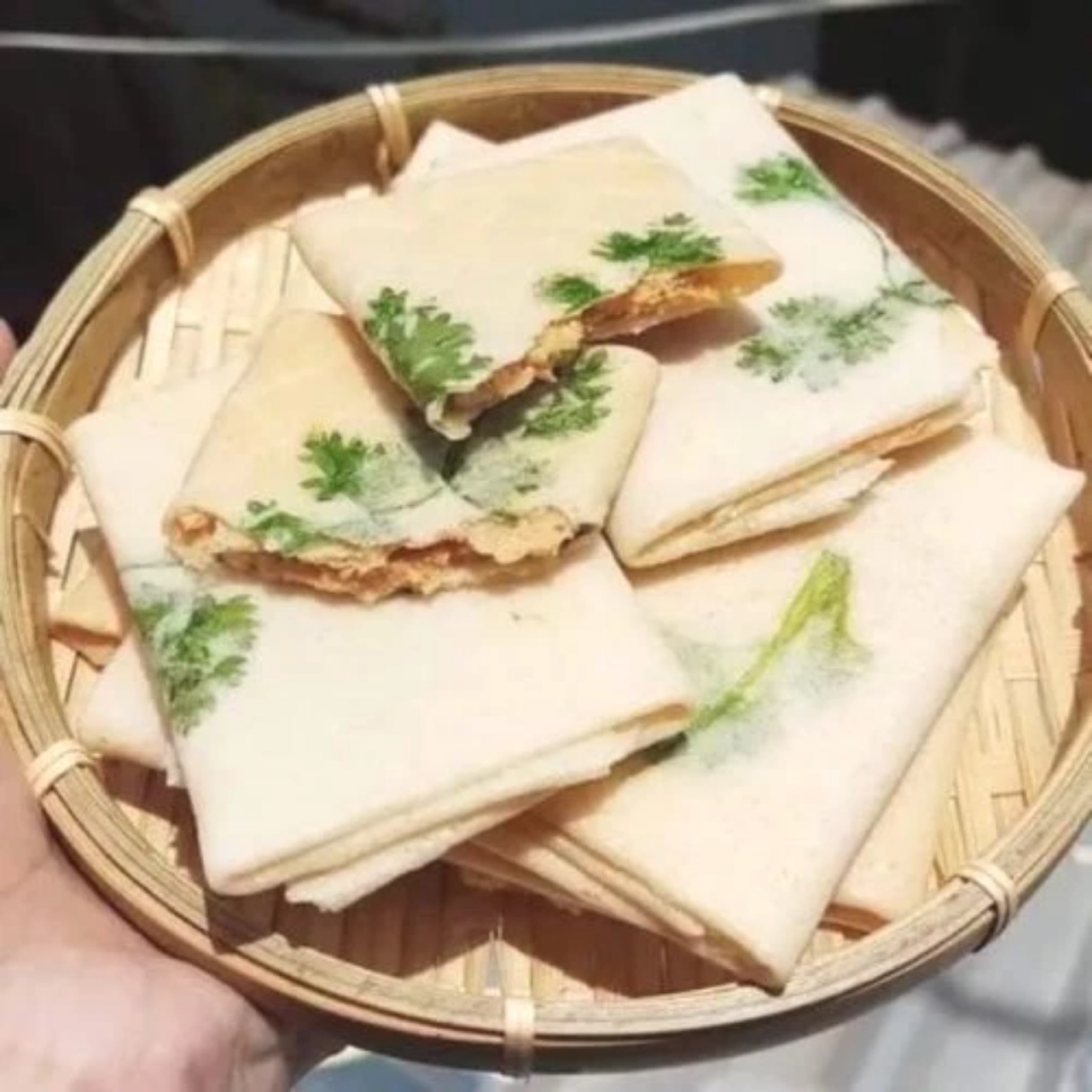 500g bánh kẹp ngò nhân đậu phộng thơm ngon