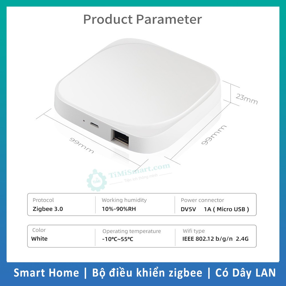 Thiết bị điều khiển trung tâm Zigbee Tuya