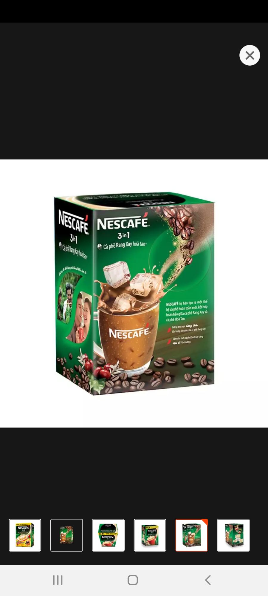 [NES XANH] Cà Phê sữa Nescafe 3 in 1 đậm vị cà phê  340G (20 gói x 17gr).