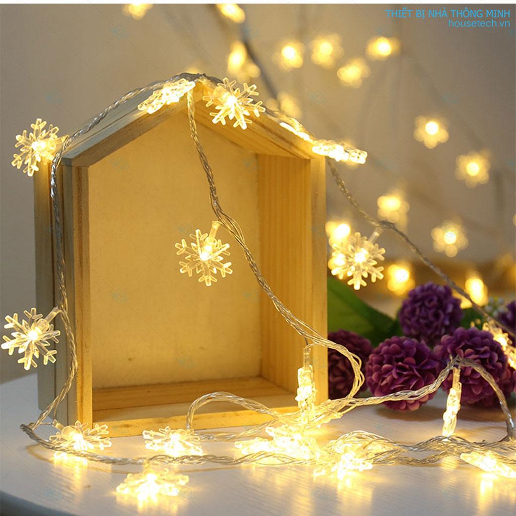 Đèn dây trang trí hình hoa tuyết