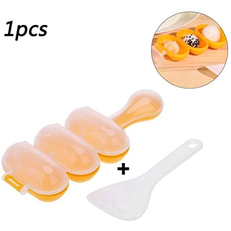Bộ Khuôn Làm Cơm Nắm+Muỗng Múc Cơm Tiện Lợi Cho Bé