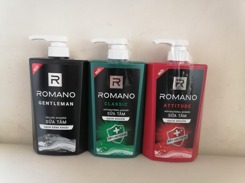 Sữa tắm Romano 650g nhập khẩu