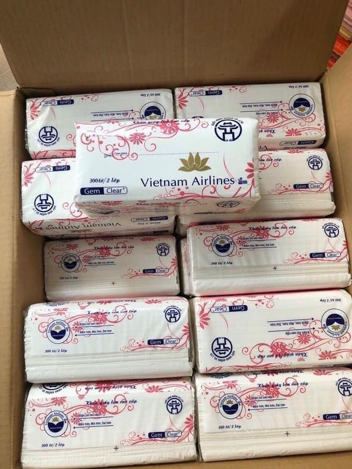 Giấy ăn lụa cao cấp - khăn giấy rút lụa 1 gói 300 tờ,mềm,mịn,dẻo dai