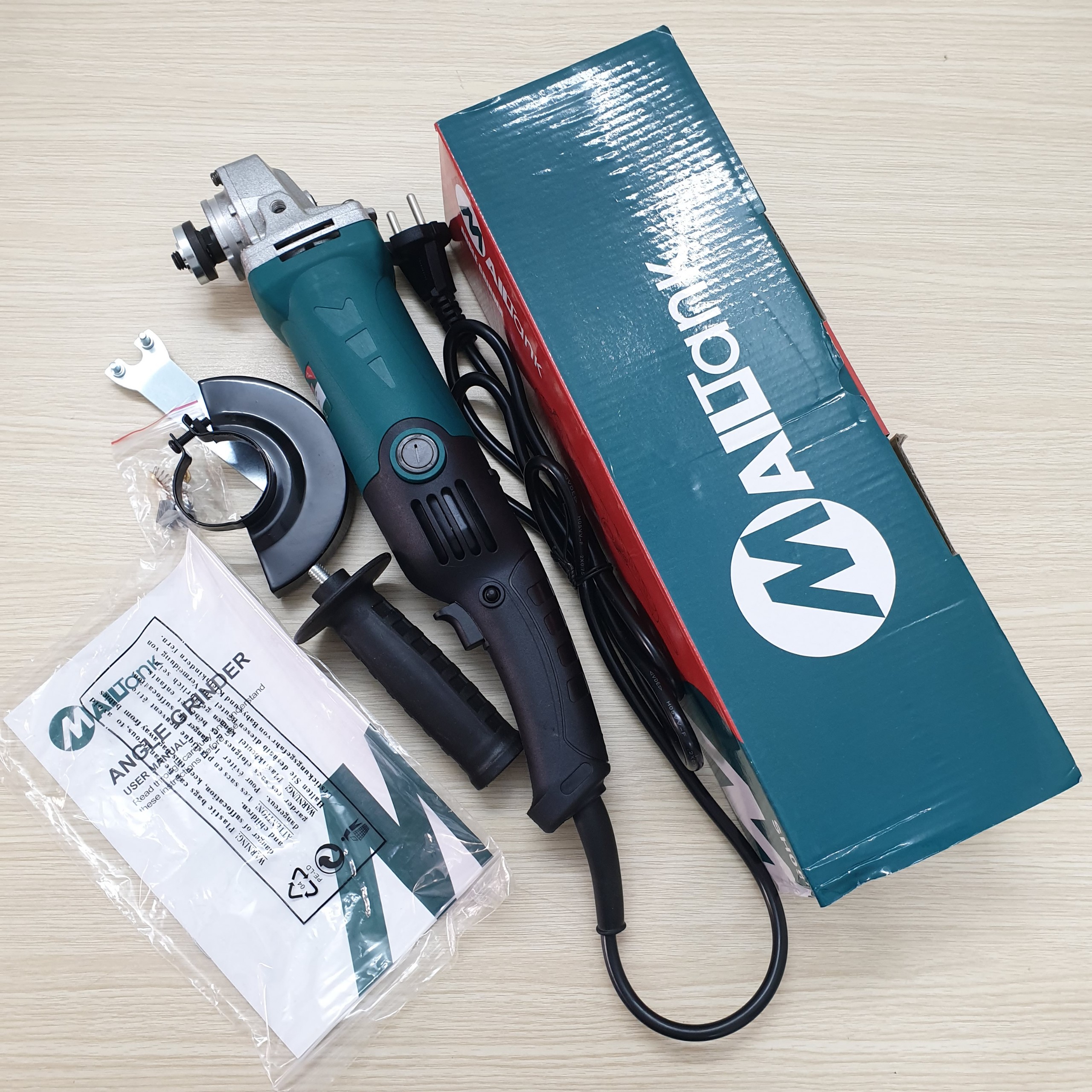 Máy mài cắt Mailtank công suất 950w mài đuôi dài cầm tay đường kính lưỡi 100mm máy mài góc đa năng motor ruột đồng tặng kèm lưỡi cắt