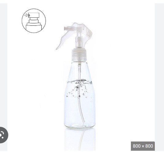 Bình xịt màu trắng 200ml.