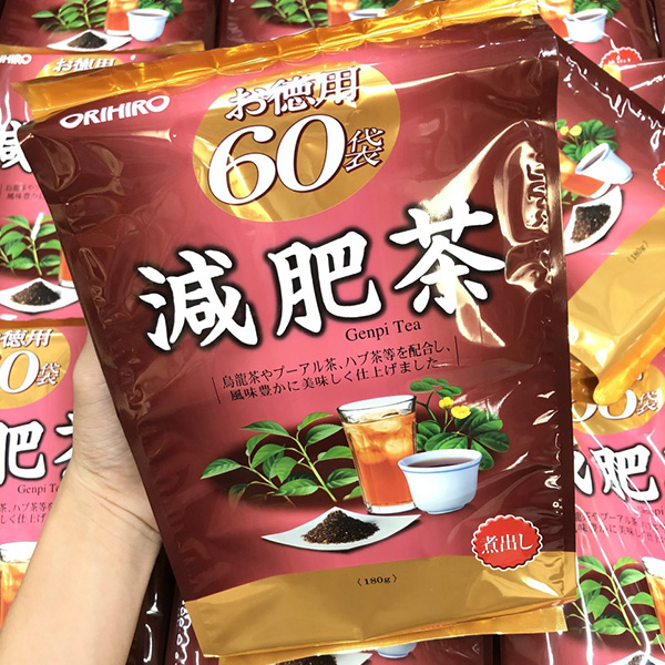 Trà giảm mỡ bụng Genpi Orihiro 60 gói Nhật Bản