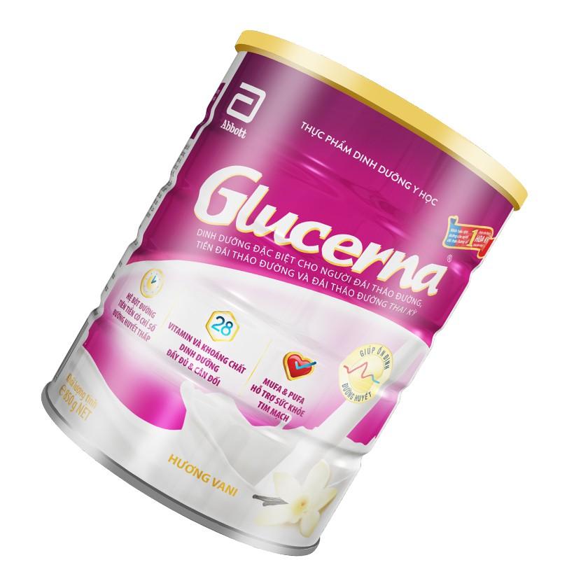 (Mẫu mới) Sữa bột Abbott Glucerna Hương Vani 850g