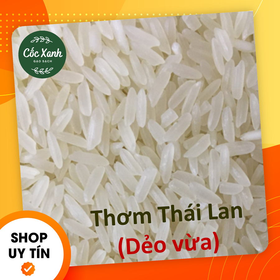 [Freeshipmax] [5kg] Gạo Thơm Thái Lan - Dẻo Mềm Cơm