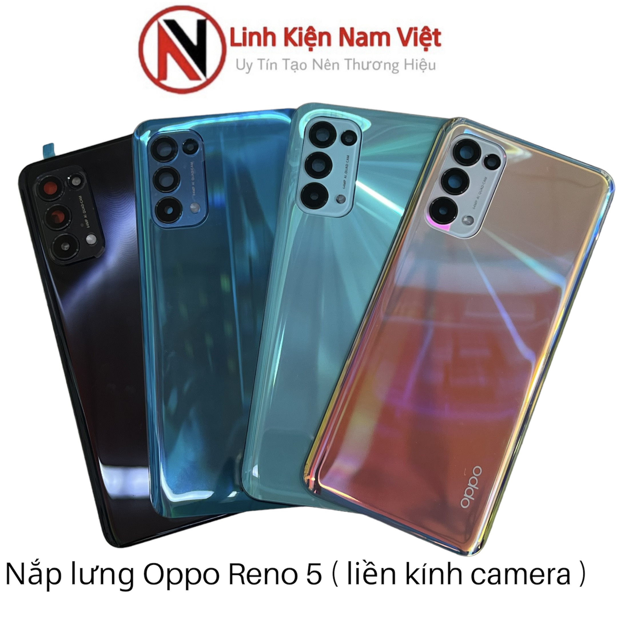 Nắp lưng Oppo Reno 5 zin ( kèm kính camera )