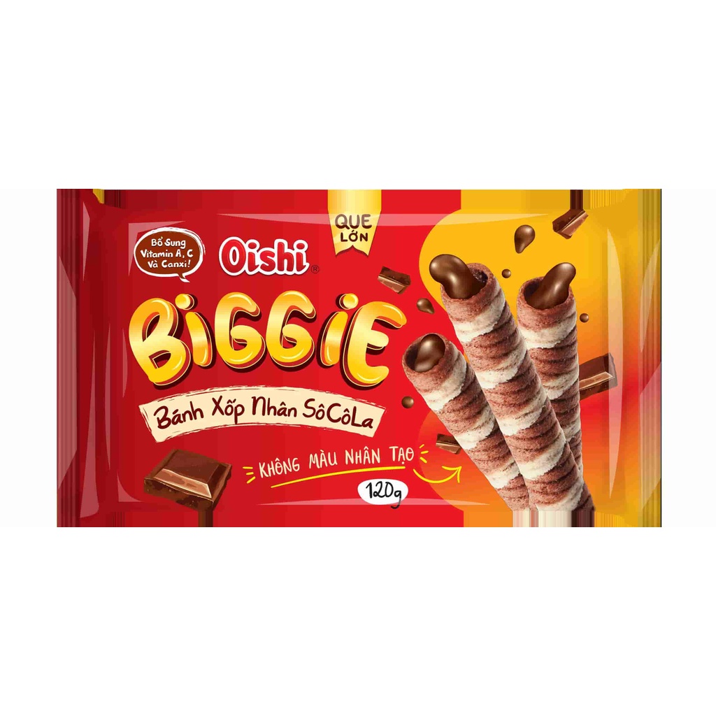 Bánh quế OISHI BIGGIE 120g