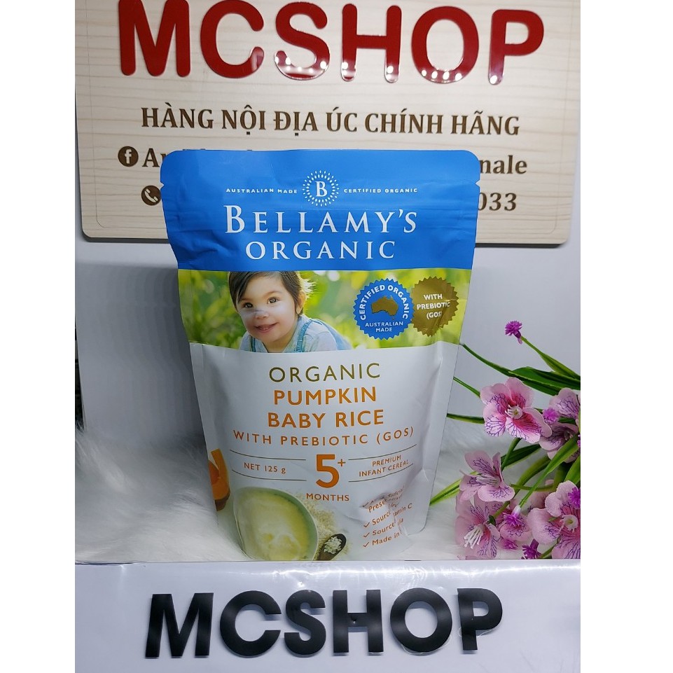 BELLAMY BỘT ĂN DẶM ORGANIC 125G - 5m