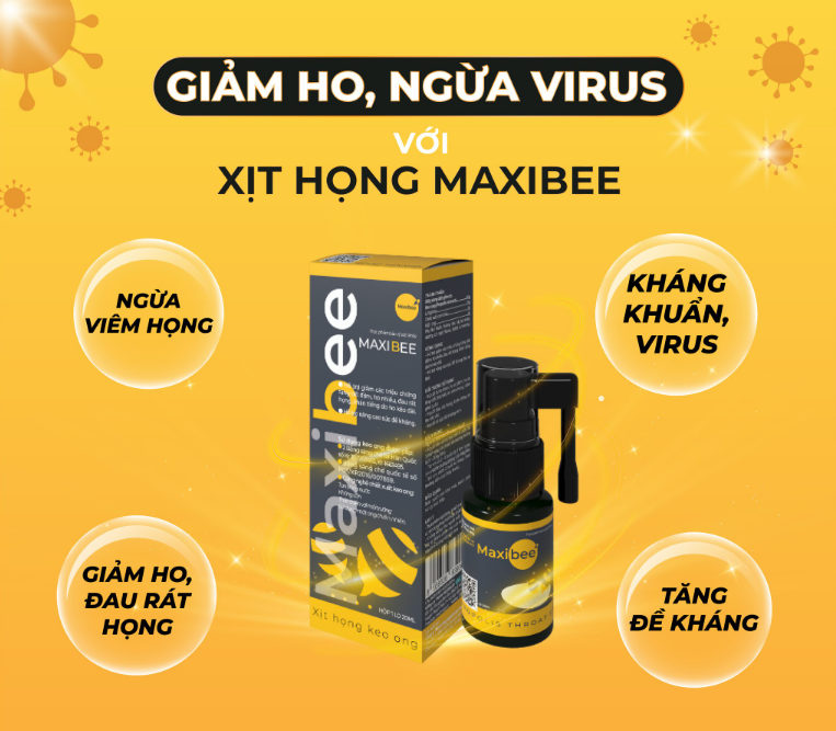 Xịt họng keo ong Maxibee