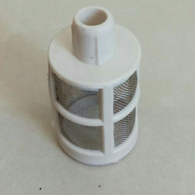 Cục lọc nước máy bơm mini 12V - bộ lọc nước tại đầu dây, dùng cho dây bình phun tưới, phun sương