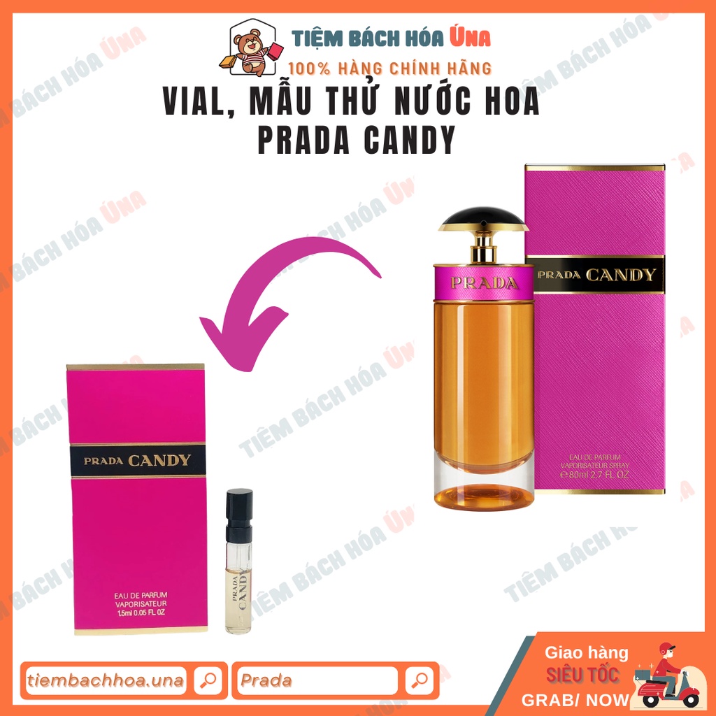 Vial, mẫu thử nước hoa Prada Candy minisize