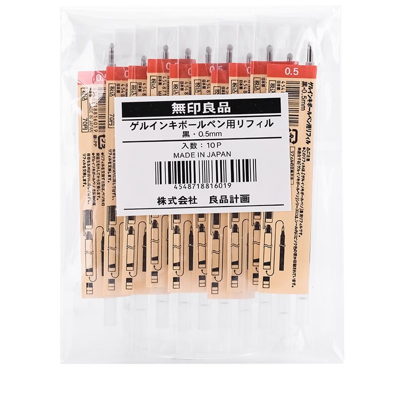 Ngòi Bút Gel Muji 0.38/0.5mm