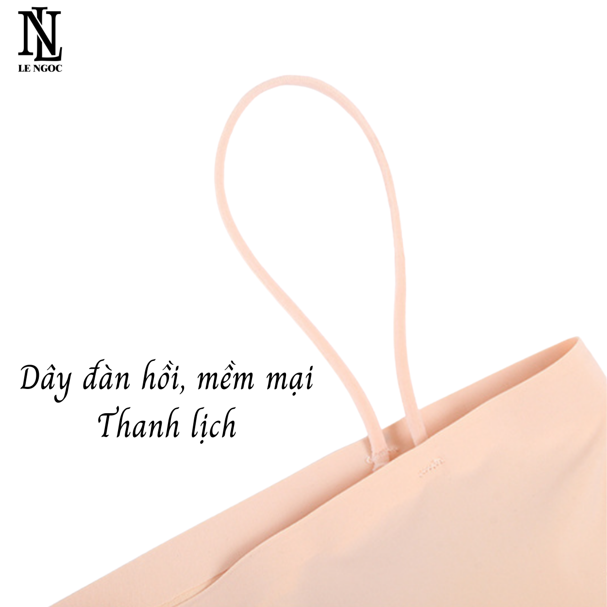 Áo bra quây đúc su trơn cài sau, áo bra nữ 2 dây quây ngang có dây đệm mỏng ôm ngực, áo lót cúp ngực, áo 2 dây có mút LN027
