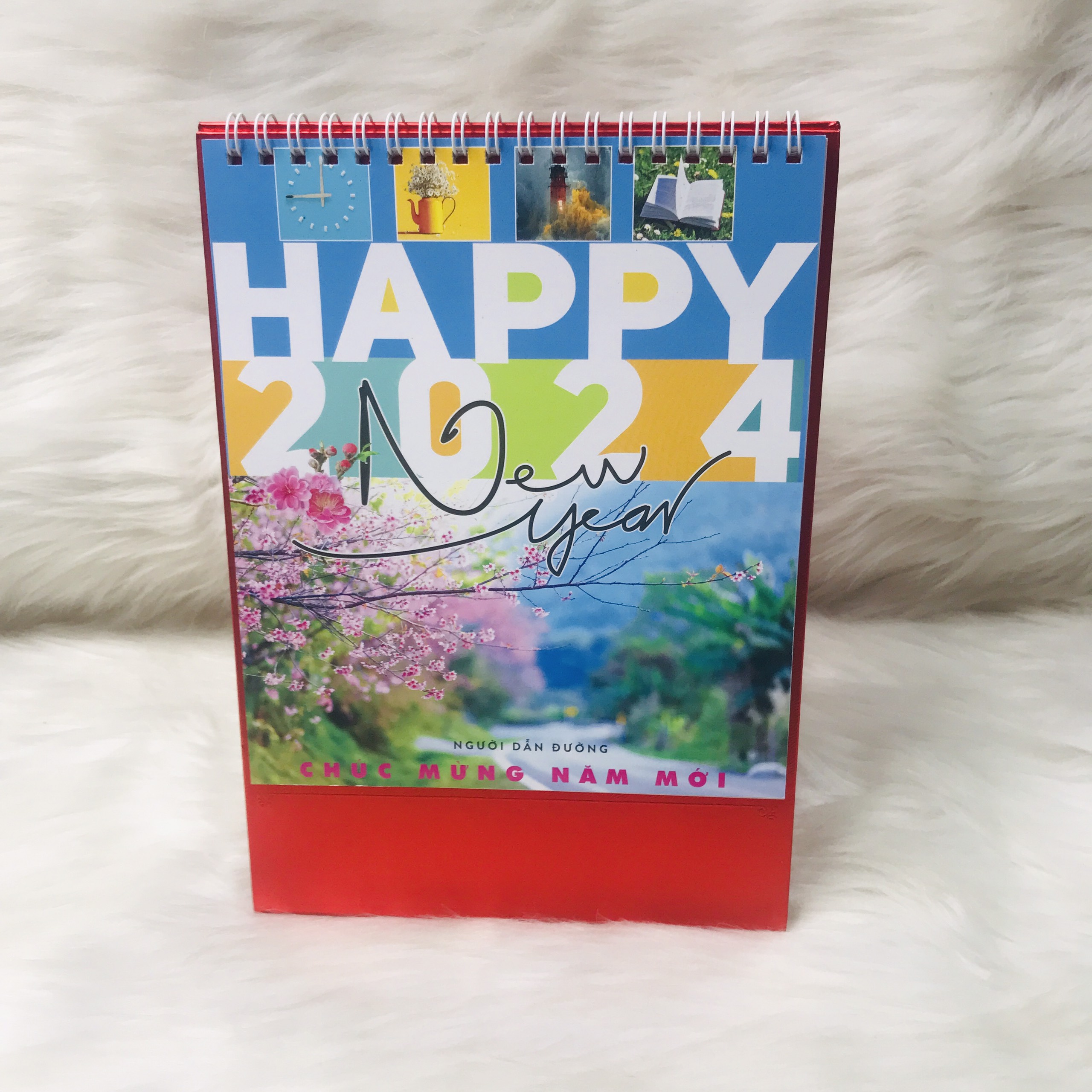 Lịch 2024  để bàn chữ A KHỔ 16*24CM