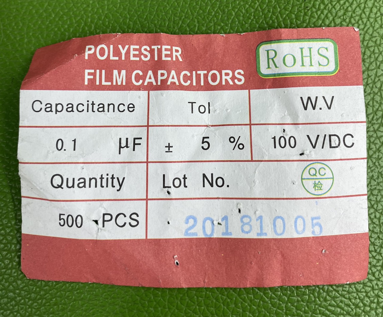 Combo 100 con Tụ xanh 104-473-683 / 100V