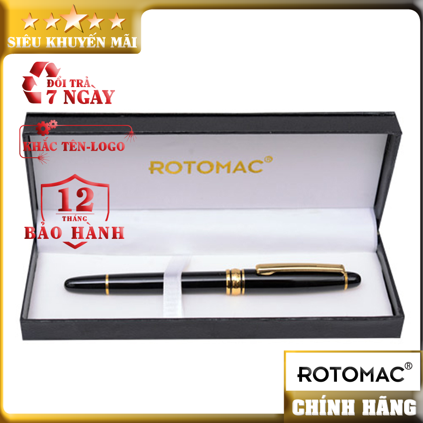 Bút ký - bút ký dạ bi rotomac 319rgbk - chính hãng - khắc tên theo yêu cầu