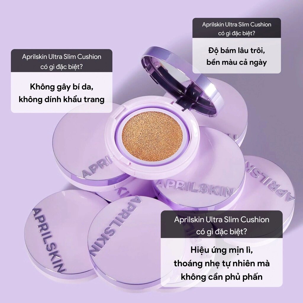Phấn Nước Aprilskin Magic Snow Cushion (Phiên Bản Mới 2022)