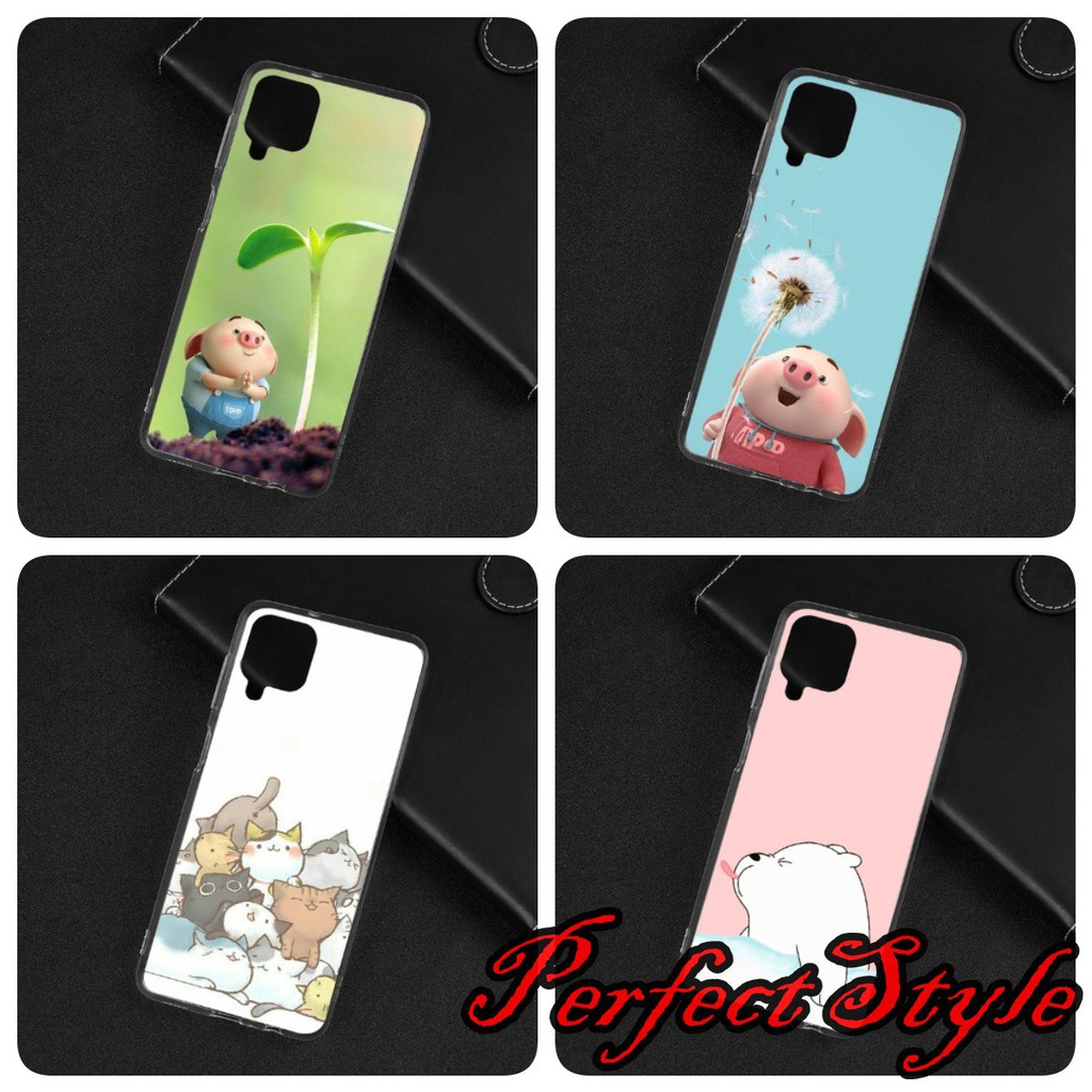 Ốp silicon in hình cute samsung a12 / a02s p2