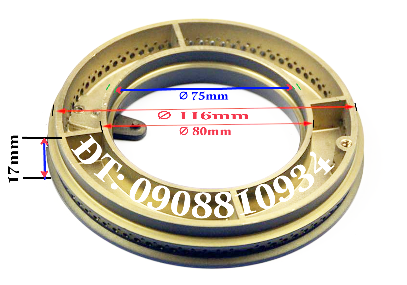 ĐẦU ĐỐT BẾP GAS ÂM FOTILE GS-HL6B