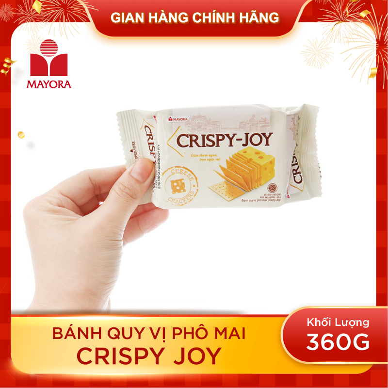 BÁNH QUY VỊ PHÔ MAI CRISPY JOY 312G