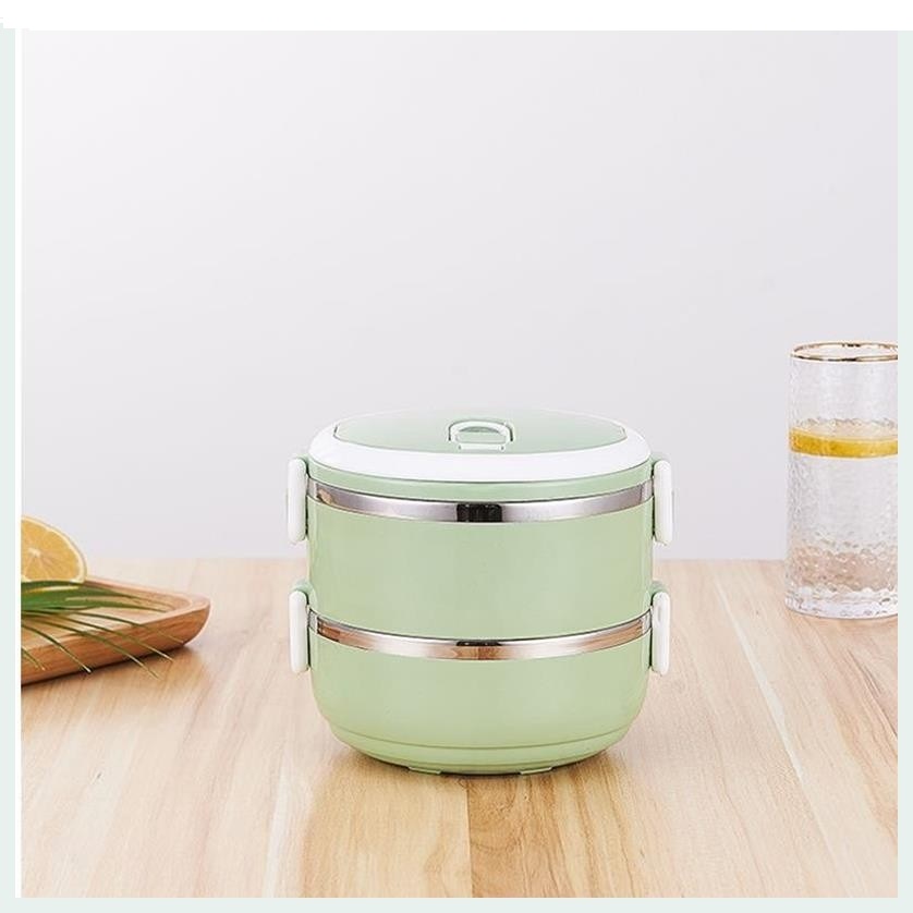 HỘP CƠM GIỮ NHIỆT 2 TẦNG (GIAO MÀU NGẪU NHIÊN)