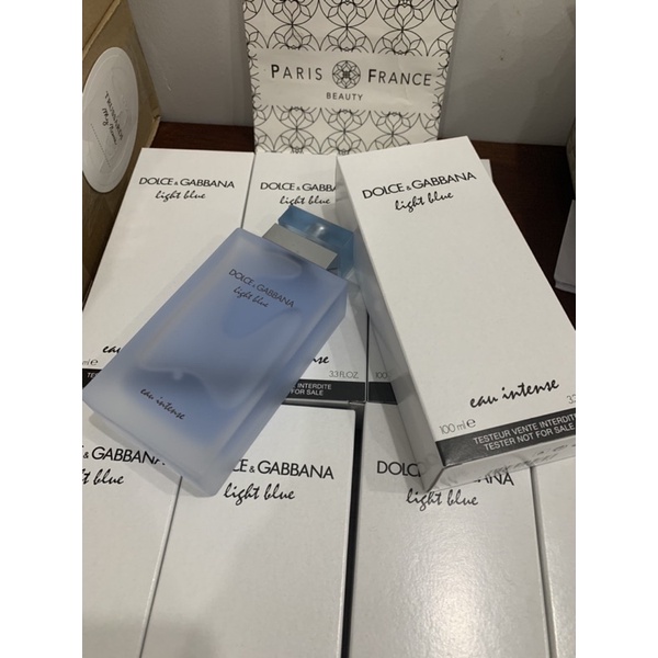 Nước hoa nữ D&G Light Blue Eau Intense EDP 100ml Tester (hộp như hình)
