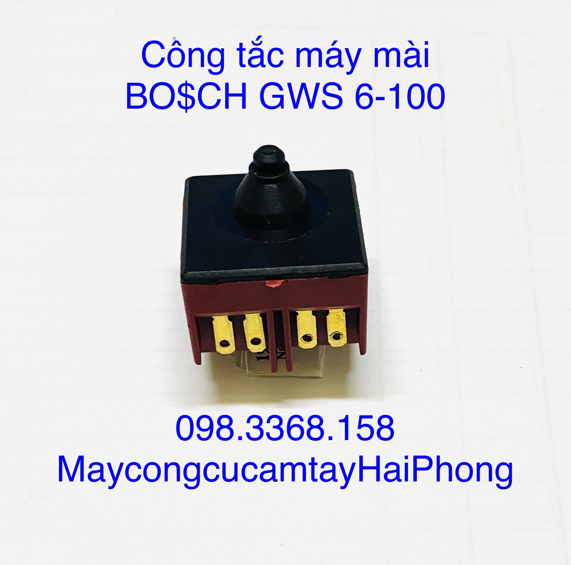 CÔNG TẮC MÁY MÀI BO.S.CH GWS6-100 SIN ( BỘ CÀNG + NÚM GẠT + CÔNG TẮC )