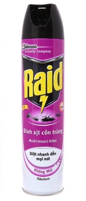 Xịt côn trùng Raid 520ml
