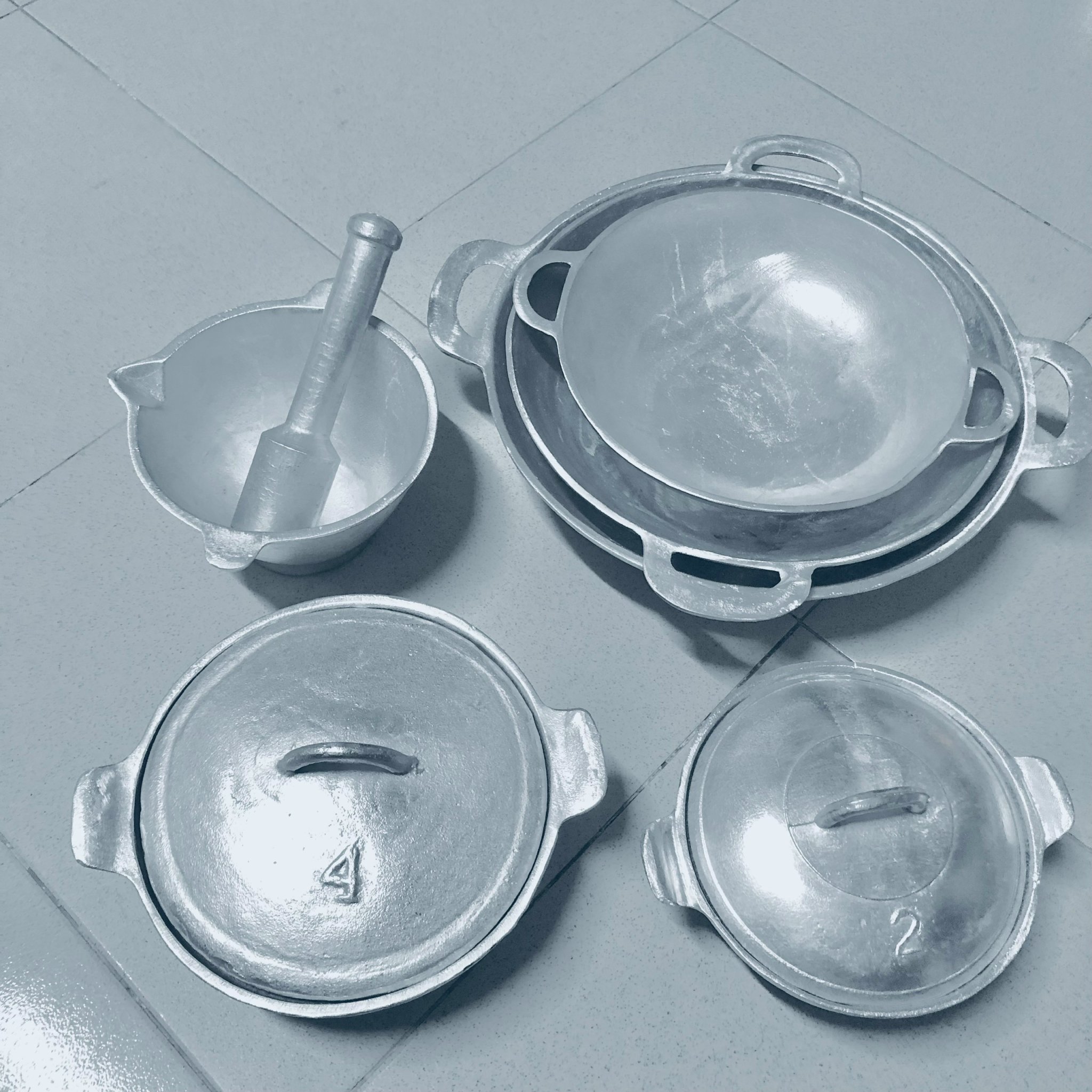 Bộ cối chày gang siêu bền
