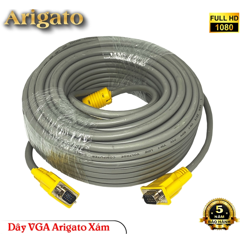 Dây Vga, cáp tín hiệu 3+6 5m,10m,15m,20m  Arigato.vtq.computer