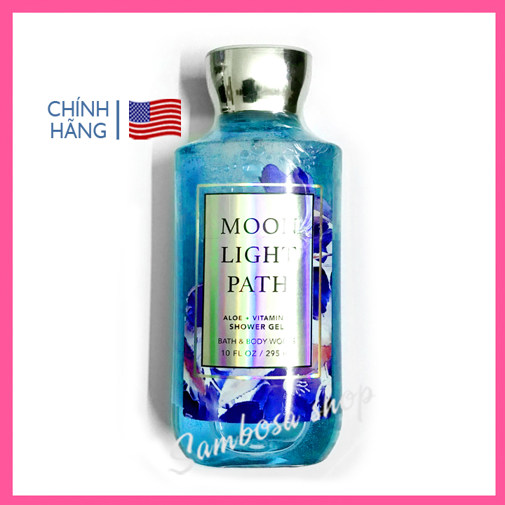 Sữa tắm hương phấn hoa dịu dàng Moonlight Path - Bath & Body Works 295ml