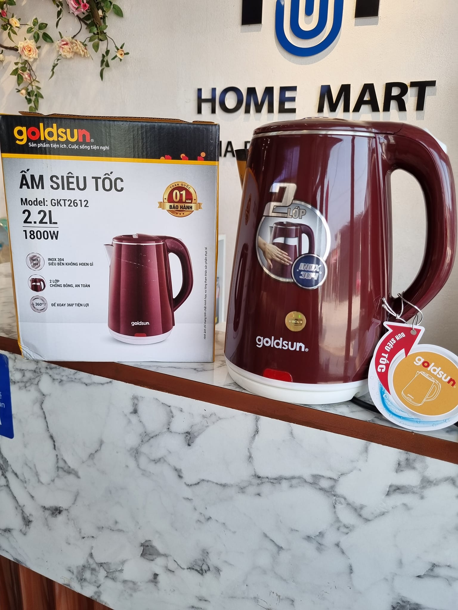 Water kettle super speed daichipro kettle boil water super fast large capacity handy, ấm hot water heater high C